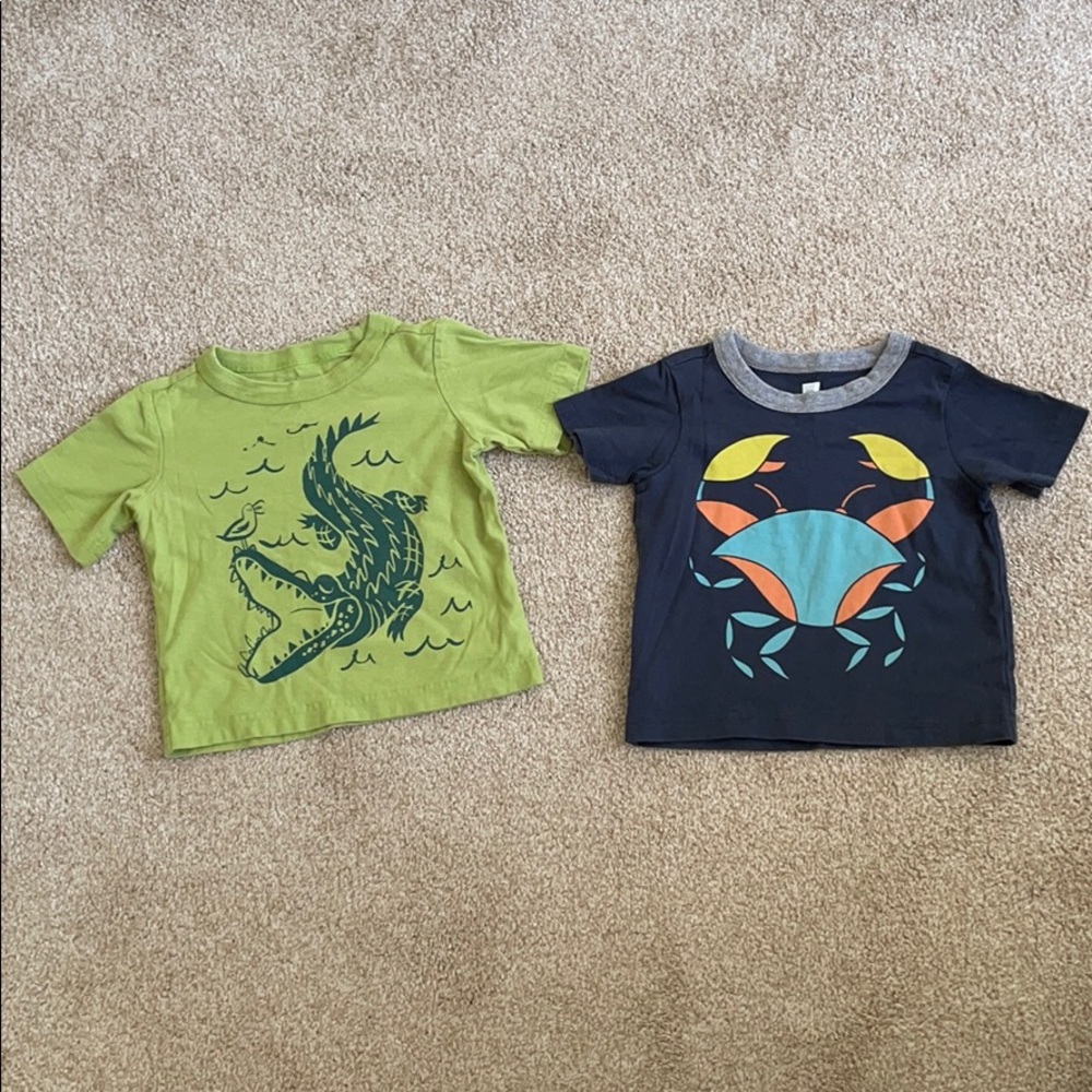 Two 9-12 month tee shirts